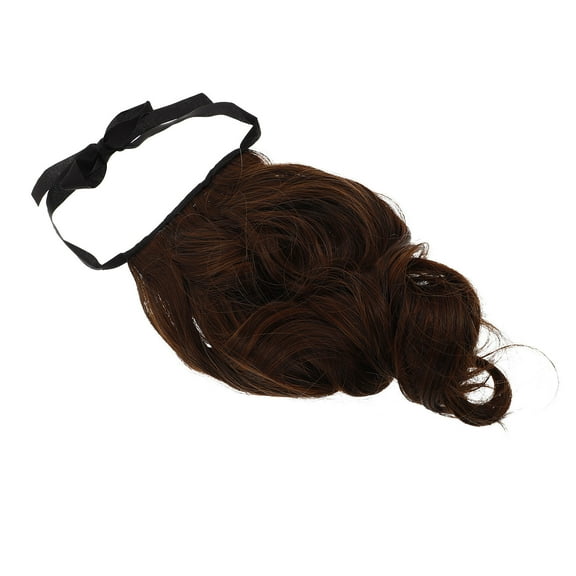 Masteelf Claw Clip Ponytail Extension for Women High Temperature Fiber Black Color Natural Wavy Short Hair 12.5 inches
