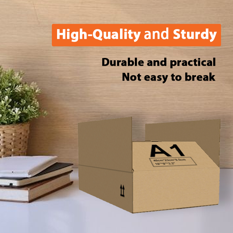 25-Pack Packaging Cartons - 19"x15"x6" Corrugated Boxes for Shipping & Storage