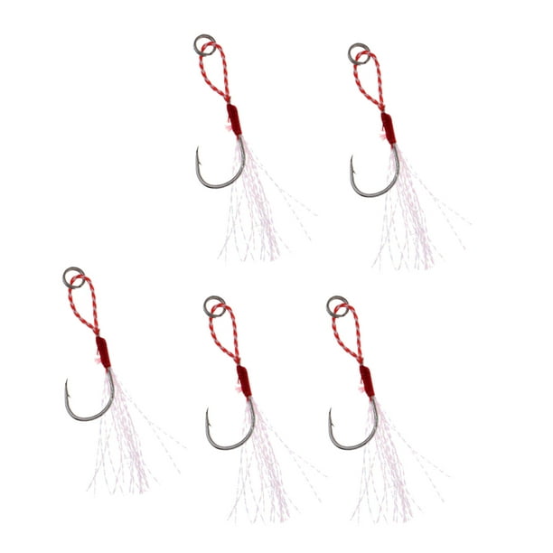 Set of 5 fishing hook PE line hook multi-type adaptation fishing