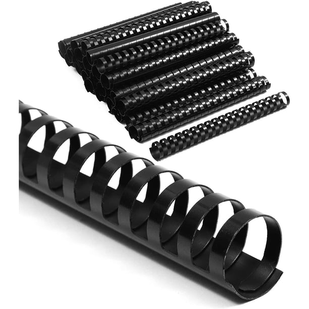 50 Pcs Loop Binding Combs Spines, 1/2 inch, 220 Sheet
