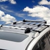 "Aluminum Car Roof Cargo Carrier 50""x38"" Luggage Basket Rack Top w/Crossbars"