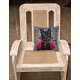 thumbnail image 2 of Carolines Treasures VHA3037PW1818 Halloween Vampire Scottie Fabric Decorative Pillow  18H x18W multicolor, 2 of 2