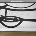 thumbnail image 6 of Ambesonne Humor Place Mats Set of 4, Grumpy Forever Alone Guy, Standard Size, Black and White, 6 of 6