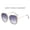 Gray Frame Gradient Gray, variant on Best-selling women's high-definition polarized UV protection sunglasses, popular on TikTok and Xiaohongshu, stylish and versatile