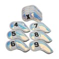 thumbnail image 3 of MasteelfCA 10Pcs Dust-proof Driver Covers Professional Iron Covers Convenient Club Covers Putter Accessory, 3 of 7