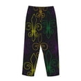 thumbnail image 5 of Haiem Mardi Gras Carnival Women's Pajama Pants Ultra Lightweight Pjs Bottoms Sleepwear Bottom Pants With Pocket Drawstring-Medium, 5 of 9