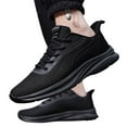 thumbnail image 3 of PEASKJP Shoes for Men Sneakers Mesh Performance Non Slip Lace Up Hiking Gym Workout Walking FootwearC 42, 3 of 5