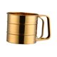 thumbnail image 4 of Tamiz de harina para hornear Utensilios para hornear con báscula Tamiz de harina de acero inoxidable Dorado, 4 of 9