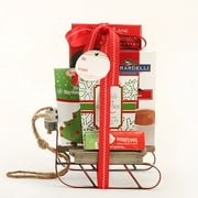 Angle View: Wooden Sleigh Gift Set
