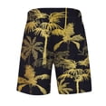 thumbnail image 5 of XINPING Swim Trunks with Compression Liner Lightweight Palm Tree Print Quick-Dry 4th Of July Swim Trunks with Pockets Upf 50+ Sun Protection Swimwear Bathing Suits, 5 of 5