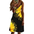 thumbnail image 2 of PALACLOTH Women's Casual Spaghetti Strap Floral Loose Swing Slip Dress, 2 of 3