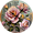 TBB-2de, variant on Eveokoki DIY Wall Clock 10 Inch Battery Operated Vintage Round Wooden Clocks Vintage Pink Roses Decor Silent Wall Clock for Home Kitchen Office Decoration