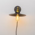 thumbnail image 3 of KAYYELAMP Corded 5.9 Feet Button Adjustable Angle Wall Sconce 10" Dia Black Metal Shade Wall Lamp Vintage Design for Bedroom Living Room Farmhouse Kitchen Bedside, 3 of 7