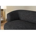 thumbnail image 4 of Crafters and Weavers 92" Vista Collection Mid-Century 3-Seater Sofa in Black, 4 of 5
