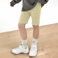 thumbnail image 2 of Tranfacy Toddler Girls 2-13 Years Summer Shorts Stretchy Slim Mid Length Half Pants, 2 of 5