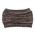 thumbnail image 1 of Jumpingount Diadema cálida, agradable a la piel, ligera, portátil, gorro de lana, gorros suaves de invierno, gorros elásticos retorcidos para Sombreros Café, 1 of 6