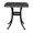 Black, variant on GZXS Outdoor Cast Aluminum Table, 21.3 Inch Square End Table, Modern Side Table with 1.6" Umbrella Hole for Porch, Yard, Deck, Poolside, Bronze