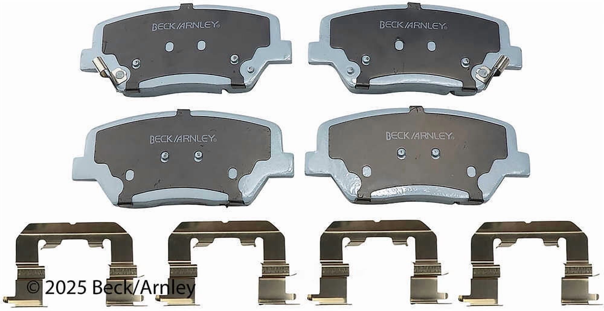 BeckArnley 085-6931 Premium Asm Pads W / Hardware