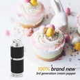 thumbnail image 3 of Cream Whipper Portable Whipped Cracker Dispense Postre Tool Plata, 3 of 8