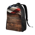 thumbnail image 2 of Easygdp Rustic American Flag Wood Mochila Versátil y Elegante: Comodidad, Almacenaje y Durabilidad para la Universidad, Trabajo, Viajes y Uso Diario, 2 of 8