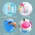 thumbnail image 2 of Dhrs Slushie Maker Cup, Tasse à Smoothie Magique Congelée, Double Couche avec Couvercle, 2 of 2