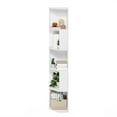 thumbnail image 3 of Pemberly Row 5-Tier Freestanding Corner Shelf Bookcase in Bookshelf in White, 3 of 6
