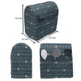 thumbnail image 4 of Ethnic Stand Mixer Cover, Tribal Inspired Direction Pointers and Rhombus Like Motifs Ethnic Feels, Kitchen Appliance Organizer Bag Cover with Pockets, 5 Quarts, Dark Teal and Almond, by Ambesonne, 4 of 4