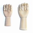 thumbnail image 4 of Wooden Hand Model Wood Artist Drawing Manikin Mannequin With Flexible Fingers, 4 of 5