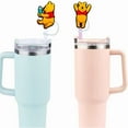 thumbnail image 2 of 20 PCS Winnie Pooh Silicone Straw Covers Compatible with Stanley Cups, Dust-Proof Straw Caps for Water Bottles, 2 of 3
