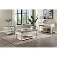 thumbnail image 3 of Bowery Hill Wooden Coffee Table with Lift Top in Oak and Antique White, 3 of 14