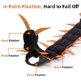 thumbnail image 6 of Centipede Cat Costume, Halloween Adjustable Pet Cosplay Outfit,Funny Pet Outfit, Scary Shape Suit for Party, Dress‑up, Photo Shoot, HOOK&LOOP Design(Gold), 6 of 7