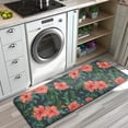 thumbnail image 3 of Pioneer Flower Floral Print Pattern Kitchen Rug Mat,Kitchen Runner Rugs Non Skid Washable,Decorative Kitchen Floor Mats for Kitchen,Sink,Laundry,17"x47.2", 3 of 7