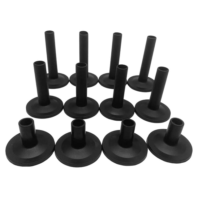 18 Piezas Sin Tuercas Mangas de Platillo Accesorios Musicales Accesorios de Percusión de Tambor Hat de Brida Herramienta de Tubería de Hugo Fundas duraderas para platillos