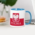 thumbnail image 3 of CafePress - Polska Polish Flag Mugs - 11 oz Ceramic Mug - Novelty Coffee Tea Cup, 3 of 4