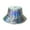 Silver, variant on Rave Bucket Hat for Men Women Waterproof Rain Hat Wide Brim Bucket Hat Metallic Party Hats Cute Festival Hat Silver