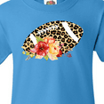 thumbnail image 4 of Inktastic Football with Flowers and Leopard Spots Youth T-Shirt, 4 of 5