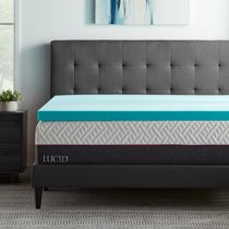 Lucid® Dusk Gel and Aloe Infused Memory Foam Topper 2, 3, 4 Inch