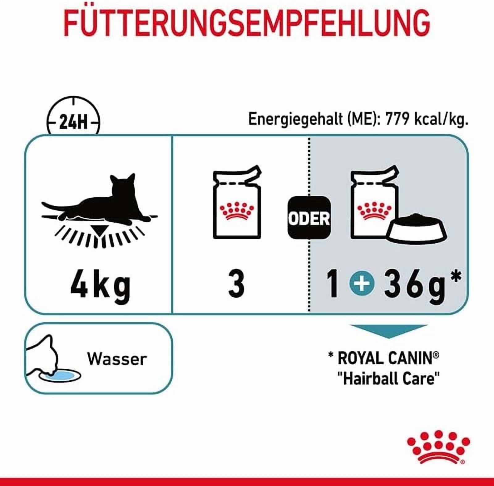 Royal Canin Hairball Cat Care Wet Food in GRAVY  12x85g