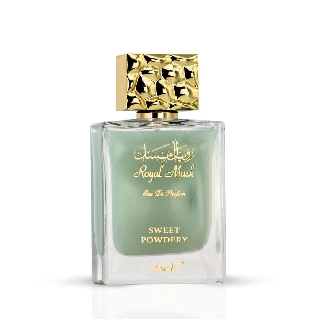 Royal Musk Sweet Powdery EDP 100ML (3.4 OZ) by SURRATI, Exotic Fragrances for Men  Women.
