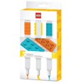 thumbnail image 6 of LEGO Stationery Highlighters, Square Chisel Tip, Orange, 3 Pack (51685), 6 of 6