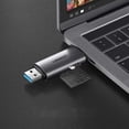 thumbnail image 3 of Universal micro SD card reader for USB 3.0 and USB-C 3.0, gray, 3 of 5