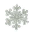 thumbnail image 2 of Northlight 10.5" Glitter Snowflake Hanging Christmas Ornament - White, 2 of 2