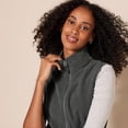 thumbnail image 4 of walmart Essentials Womens Classic-fit Sleeveless Polar Soft Fleece Vest, 4 of 8