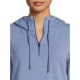 thumbnail image 5 of Avia Women's Mink Back Quarter Zip Hoodie With Thumbholes, 5 of 5