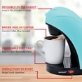thumbnail image 6 of Brentwood 450-Watt Single-Serve Drip Coffee Maker with 10-Oz. Ceramic Mug, Blue, 6 of 6