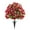Hot Pink, variant on White Artificial Mini Rose Stake Tree With Realistic Greenery - Spring Summer Outdoor Garden Patio Decoration, Indoor Home Accent Piece - Outdoor Garden Patio, Indoor Living Room,