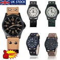 thumbnail image 5 of ZOUBAOQ Mens Military Leather Date Quartz Analog Army Casual Dress Wrist Watches NEW, 5 of 9