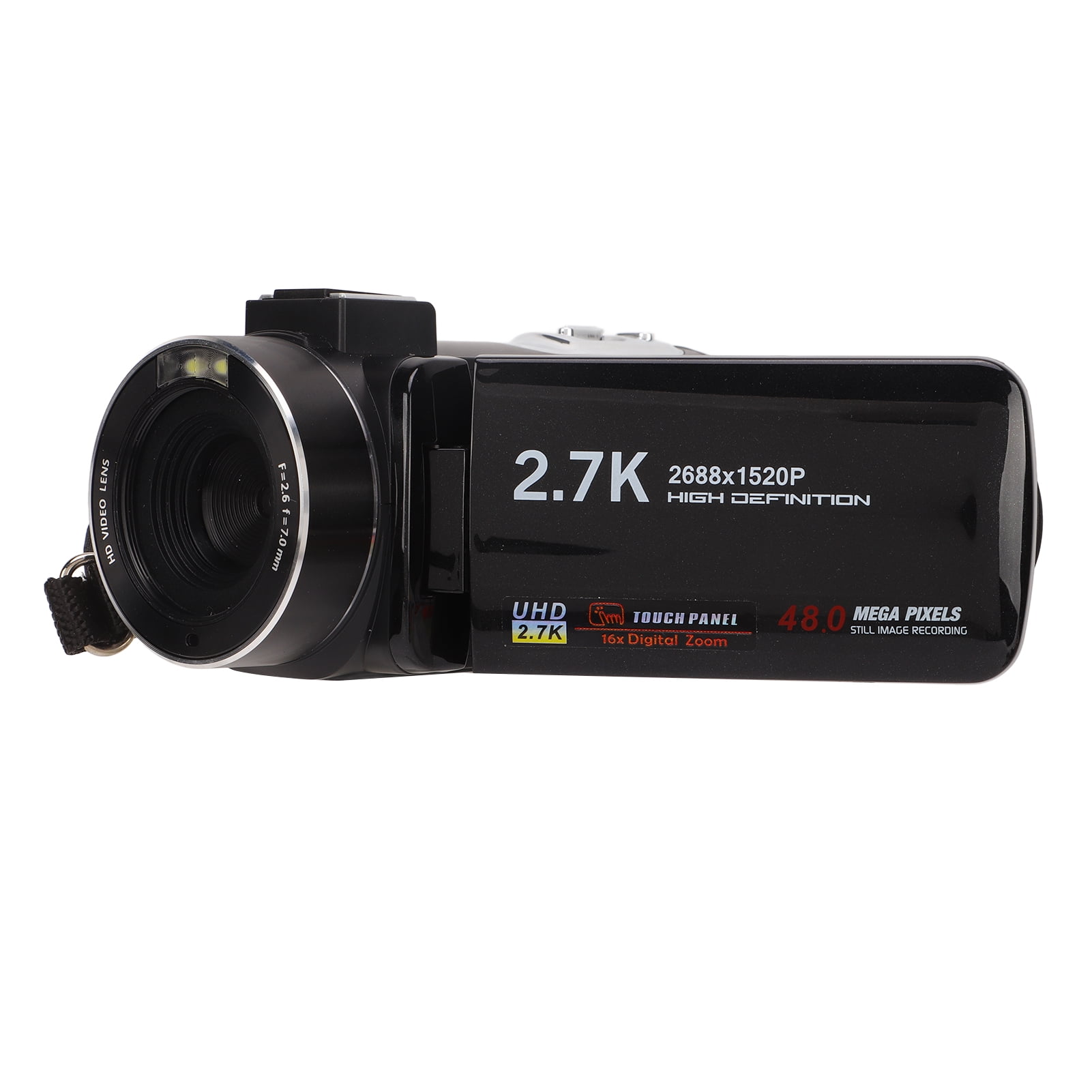 2.7K 48MP Full HD Digital Video Camera 3.0 Inch IPS Screen 18x Digital Zoom Video Camera Camcorder with Remote Control FHD F6