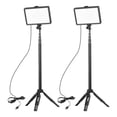 thumbnail image 4 of Iluminación RGB Kit de luz de video USB DIMMABLE 3200K-5600K Kit de video LED de Iluminación de Relleno Con TRIPODE ESTIRABLE DESMONTABLE, 4 of 7