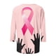 thumbnail image 5 of Fiudx Ofertas Flash Del Día Solo En Línea Camiseta Estampada a La Moda para Mujer, Blusa de Mangas 3/4, Tops Informales con Cuello Redondo, 5 of 5